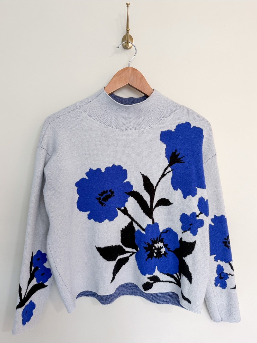 Anthropologie Maeve Cary’s Mock Neck Sweater